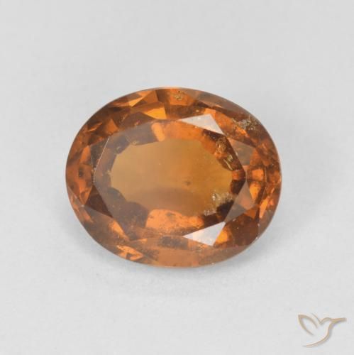 2.23ct Natürlicher tieforange Hessonit-Granat, Oval, VS-SI