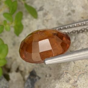9,17 ctw natürlicher tieforange Hessonit-Granat, Oval, VS-SI