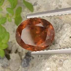 9,17 ctw natürlicher Mittelorange Hessonit-Granat, Oval, VS-SI