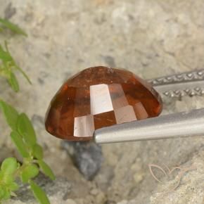 9,17 ctw natürlicher rötlich-orange Hessonit-Granat, Oval, VS-SI