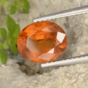 9,17 ctw natürlicher Mittelorange Hessonit-Granat, Oval, VS-SI