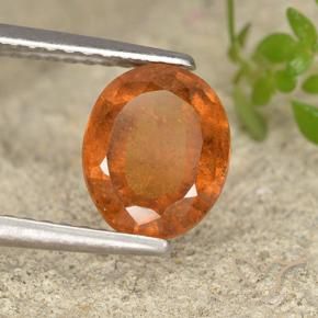 9,17 ctw natürlicher Mittelorange Hessonit-Granat, Oval, VS-SI