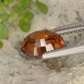 9,17 ctw natürlicher tieforange Hessonit-Granat, Oval, VS-SI