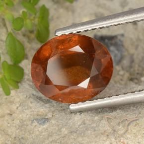 9,17 ctw natürlicher Mittelorange Hessonit-Granat, Oval, VS-SI