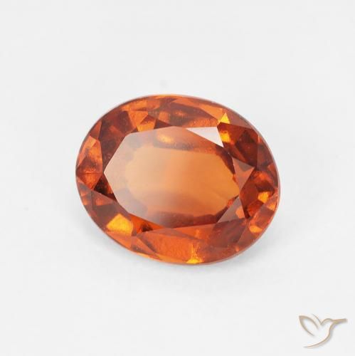 9,17 ctw natürlicher Mittelorange Hessonit-Granat, Oval, VS-SI