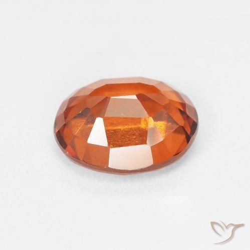 9,17 ctw natürlicher Mittelorange Hessonit-Granat, Oval, VS-SI