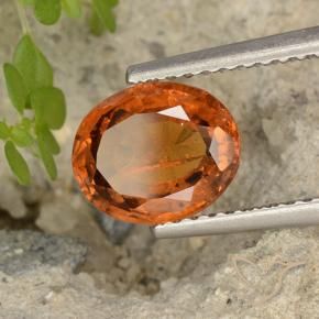 9,17 ctw natürlicher Amber Orange Hessonit-Granat, Oval, VS-SI
