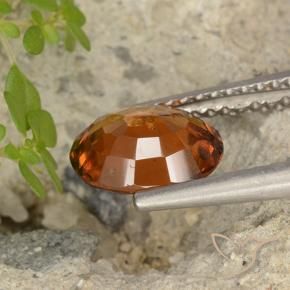 9,17 ctw natürlicher Amber Orange Hessonit-Granat, Oval, VS-SI