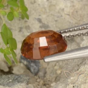 9,17 ctw natürlicher Mitteldunkles Orange Hessonit-Granat, Oval, VS-SI