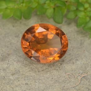 9,17 ctw natürlicher Gelblich-orange Hessonit-Granat, Oval, VS-SI