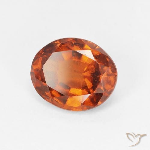 9,17 ctw natürlicher Amber Orange Hessonit-Granat, Oval, VS