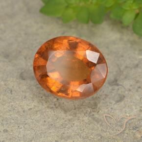 9,17 ctw natürlicher Mittelorange Hessonit-Granat, Oval, VS-SI