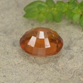 9,17 ctw natürlicher Mittelorange Hessonit-Granat, Oval, VS-SI