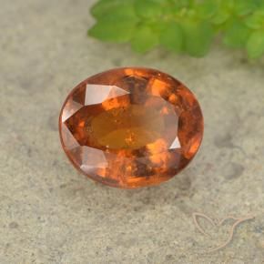 9,17 ctw natürlicher Amber Orange Hessonit-Granat, Oval, VS-SI