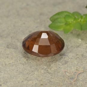 9,17 ctw natürlicher Dunkelorange Hessonit-Granat, Oval, VS-SI
