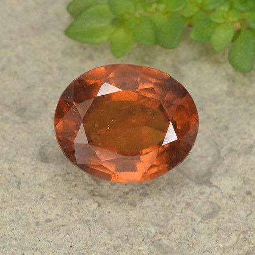 2.27ct Natürlicher Amber Orange Hessonit-Granat, Oval, VS-SI