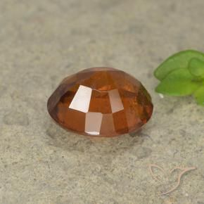 9,17 ctw natürlicher Dunkelorange Hessonit-Granat, Oval, VS-SI