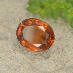 9,17 ctw natürlicher Mittelorange Hessonit-Granat, Oval, VS-SI