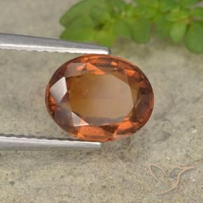 9,17 ctw natürlicher tieforange Hessonit-Granat, Oval, VS-SI