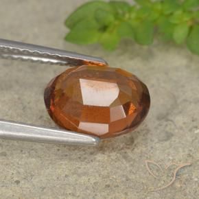 9,17 ctw natürlicher tieforange Hessonit-Granat, Oval, VS-SI