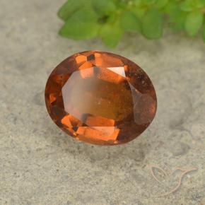 9,17 ctw natürlicher Gelblich-orange Hessonit-Granat, Oval, VS-SI
