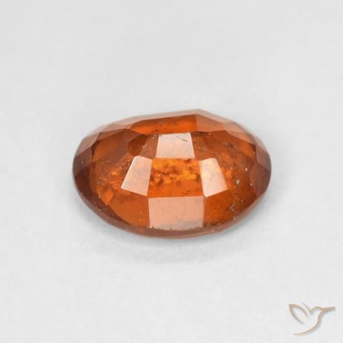 9,17 ctw natürlicher tieforange Hessonit-Granat, Oval, VS-SI