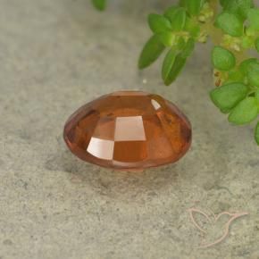 9,17 ctw natürlicher Mitteldunkles Orange Hessonit-Granat, Oval, VS-SI