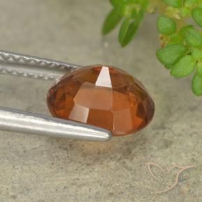 9,17 ctw natürlicher tieforange Hessonit-Granat, Oval, VS-SI