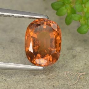 9,17 ctw natürlicher Mitteldunkles Orange Hessonit-Granat, Oval, VS
