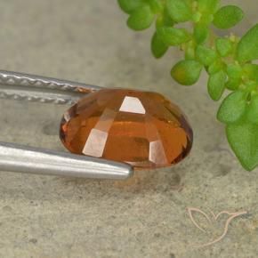 9,17 ctw natürlicher Mitteldunkles Orange Hessonit-Granat, Oval, VS
