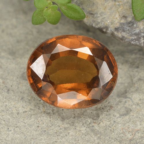 2.48ct Natürlicher Mittelorange Hessonit-Granat, Oval, VS