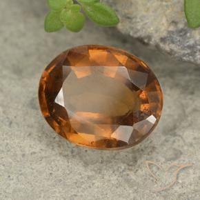 9,17 ctw natürlicher Mittelorange Hessonit-Granat, Oval, VS