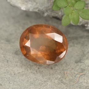 9,17 ctw natürlicher tieforange Hessonit-Granat, Oval, VS-SI