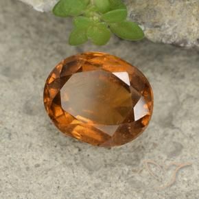 9,17 ctw natürlicher Mitteldunkles Orange Hessonit-Granat, Oval, VS