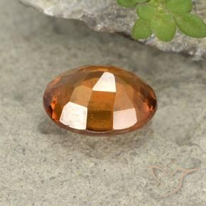 9,17 ctw natürlicher Mitteldunkles Orange Hessonit-Granat, Oval, VS
