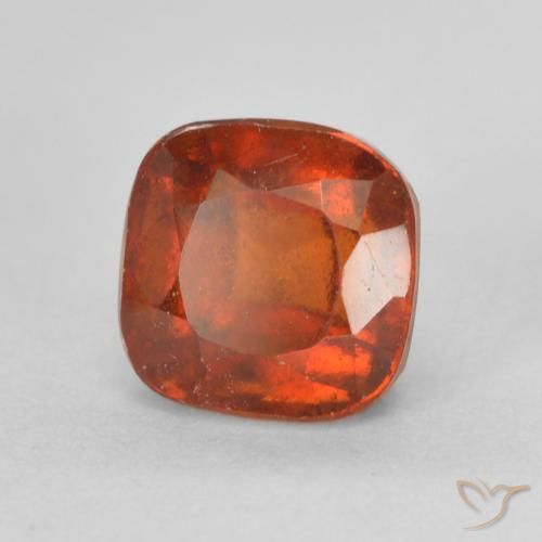 9,17 ctw natürlicher rötlich-orange Hessonit-Granat, Kissen, VS