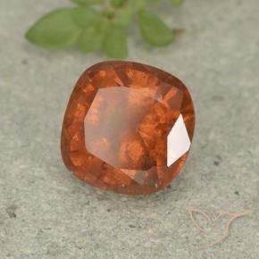 9,17 ctw natürlicher Mittelorange Hessonit-Granat, Kissen, VS-SI