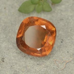 9,17 ctw natürlicher Mittelorange Hessonit-Granat, Kissen, VS-SI
