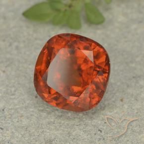 9,17 ctw natürlicher Dunkelorange Hessonit-Granat, Kissen, VS-SI