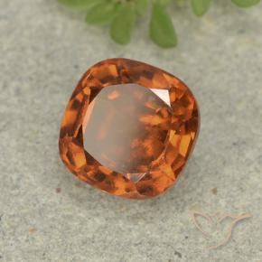 9,17 ctw natürlicher Mittelorange Hessonit-Granat, Kissen, VS-SI
