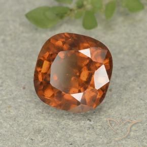 9,17 ctw natürlicher Amber Orange Hessonit-Granat, Kissen, VS
