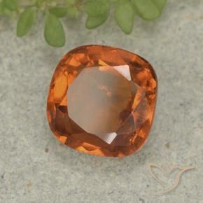 9,17 ctw natürlicher Mitteldunkles Orange Hessonit-Granat, Kissen, VS