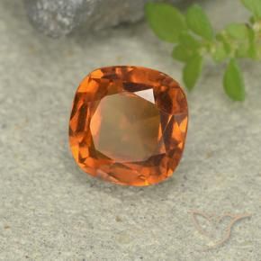9,17 ctw natürlicher Gelblich-orange Hessonit-Granat, Kissen, VS