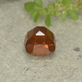 9,17 ctw natürlicher Mitteldunkles Orange Hessonit-Granat, Kissen, VVS-VS