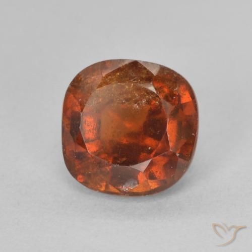 1.92ct Natürlicher Feuerorange Hessonit-Granat, Kissen, VS-SI