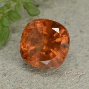 9,17 ctw natürlicher Mitteldunkles Orange Hessonit-Granat, Kissen, VS-SI
