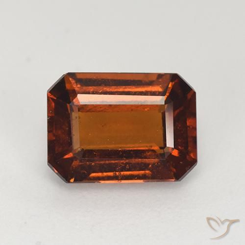 9,17 ctw natürlicher Mittelorange Hessonit-Granat, Oktagonschliff, VS