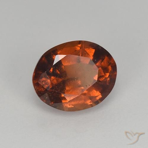 9,17 ctw natürlicher Mittelorange Hessonit-Granat, Oval, VS