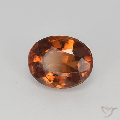 9,17 ctw natürlicher rötlich-orange Hessonit-Granat, Oval, VS