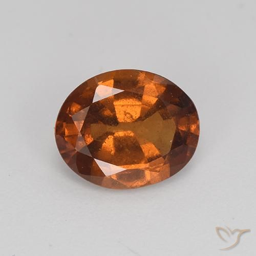 2.21ct Natürlicher Lebkuchen braun Hessonit-Granat, Oval, VS-SI
